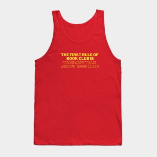 We Don't Talk About Book Club Tank Top